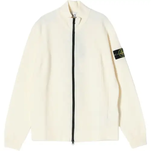 STONE ISLAND Logo patch Cardigan