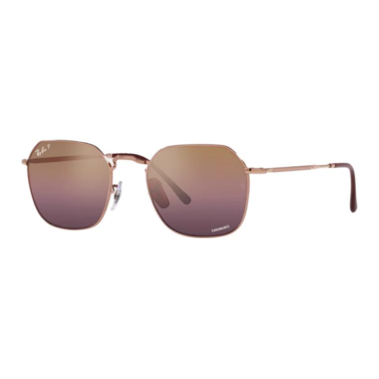 Солнцезащитные очки RayBan Polarized (розовое золото) — фото 2