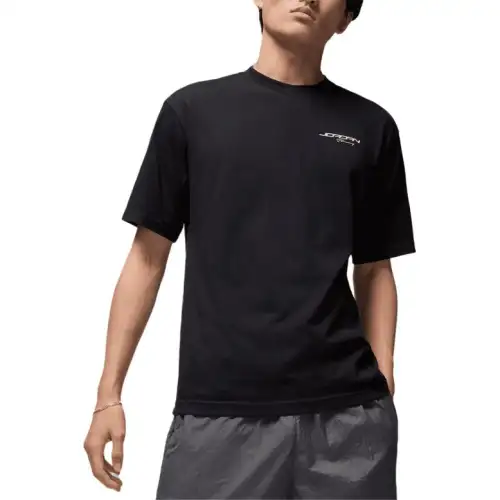 Jordan Apparel T Shirts Men's Black Crew Neck