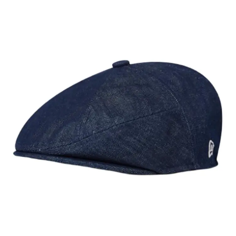 New Era Cotton Berets Unisex Navy Blue