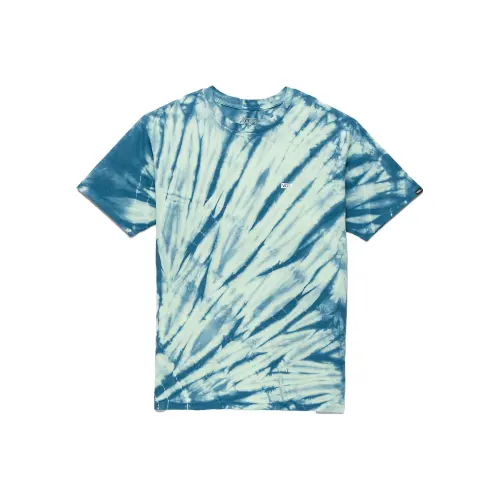 Vans Drop V T Shirts Unisex Blue Crew Neck Moderate Straight Fit