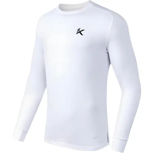 ANTA Fitness Clothing Men's White Moderate Straight Fit