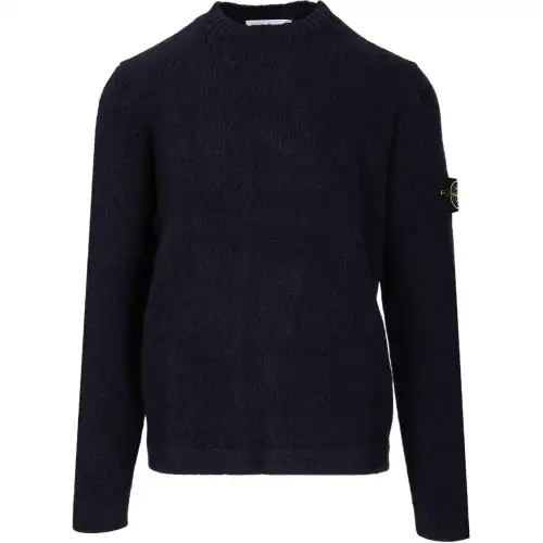 Stone Island Compass Patch Crewneck Jumper