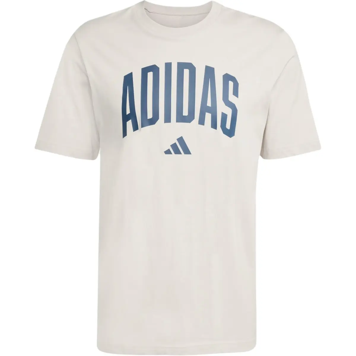 Adidas Clothing T-Shirts Men's Beige Crew Neck