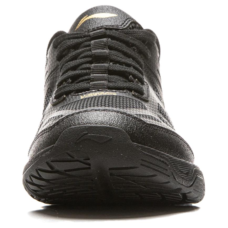Li Ning Table Tennis Collection Abrasion Resistant Rebound Low top Table Tennis Shoes Unisex Black