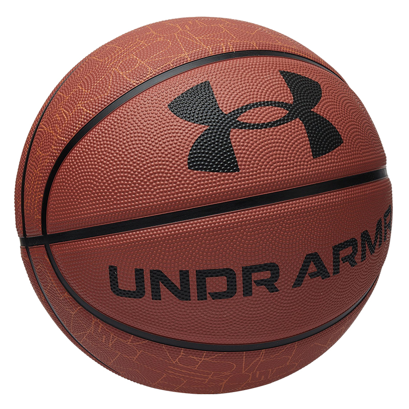 Under Armour China Mainland Version Rubber Basketball Brown Size 7 Ball Training Competition Unisex