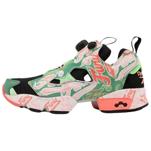 Reebok Instapump Fury 94 Classic And Versatile Casual Shoes Unisex Black Green