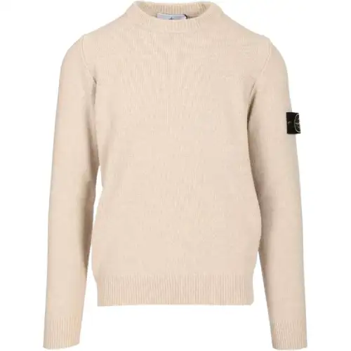Stone Island Logo Patch Crewneck Jumper