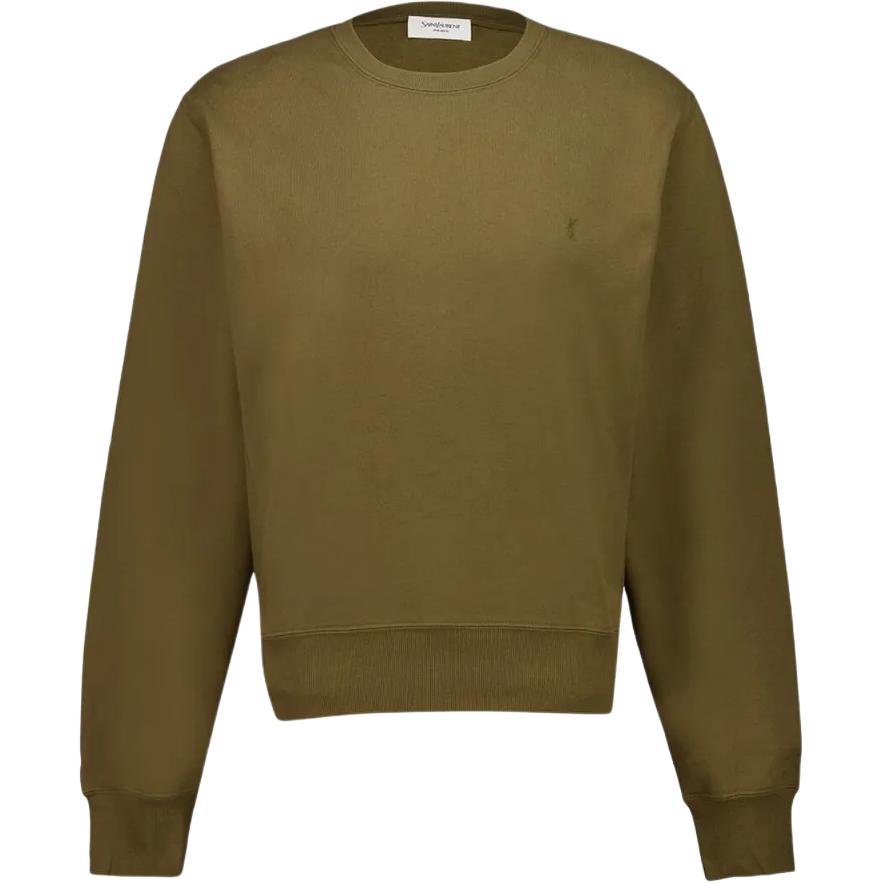 Saint Laurent embroidery cotton sweater