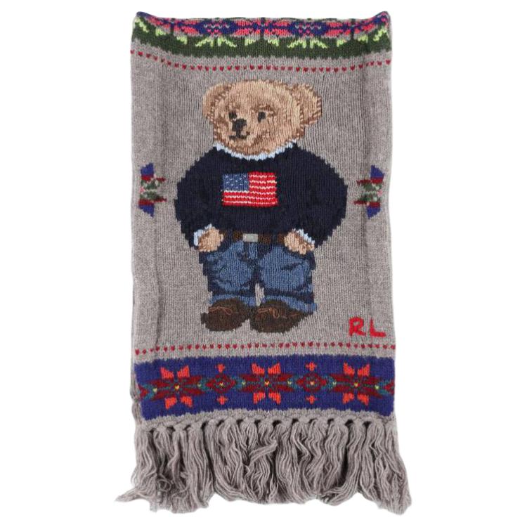 Женский шарф Ralph Lauren (коричневый)