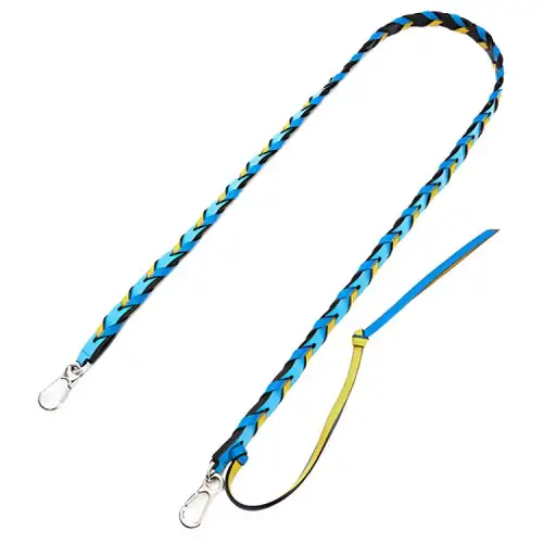 LOEWE Cow Leather Bag Straps Women's Blue