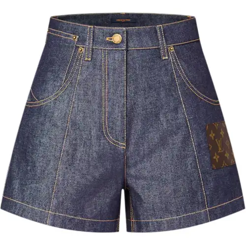 LOUIS VUITTON Denim Shorts Women's