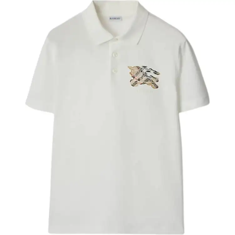 Burberry Equestrian Knight-check polo shirt