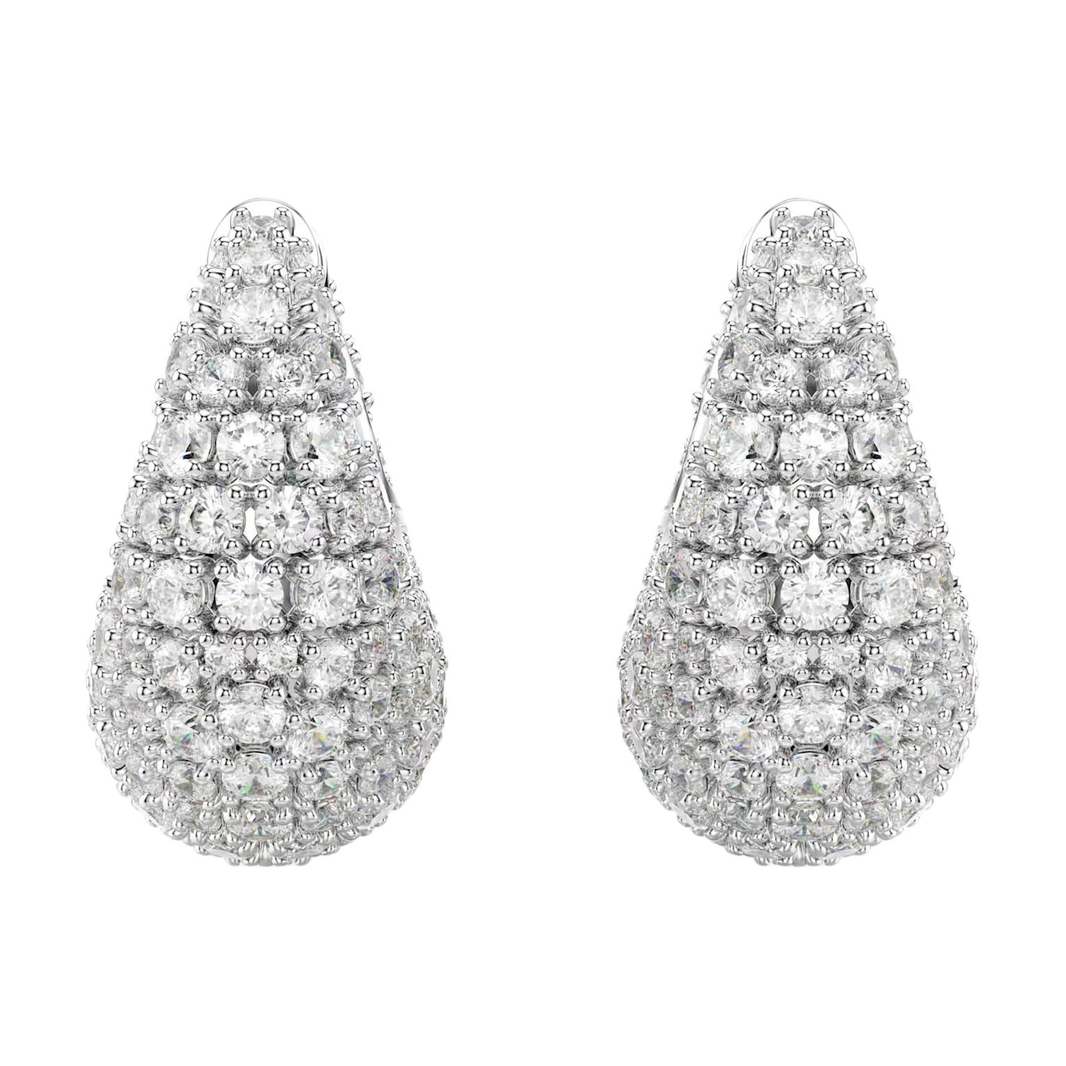 Женские серьги Swarovski Sublima (белые)