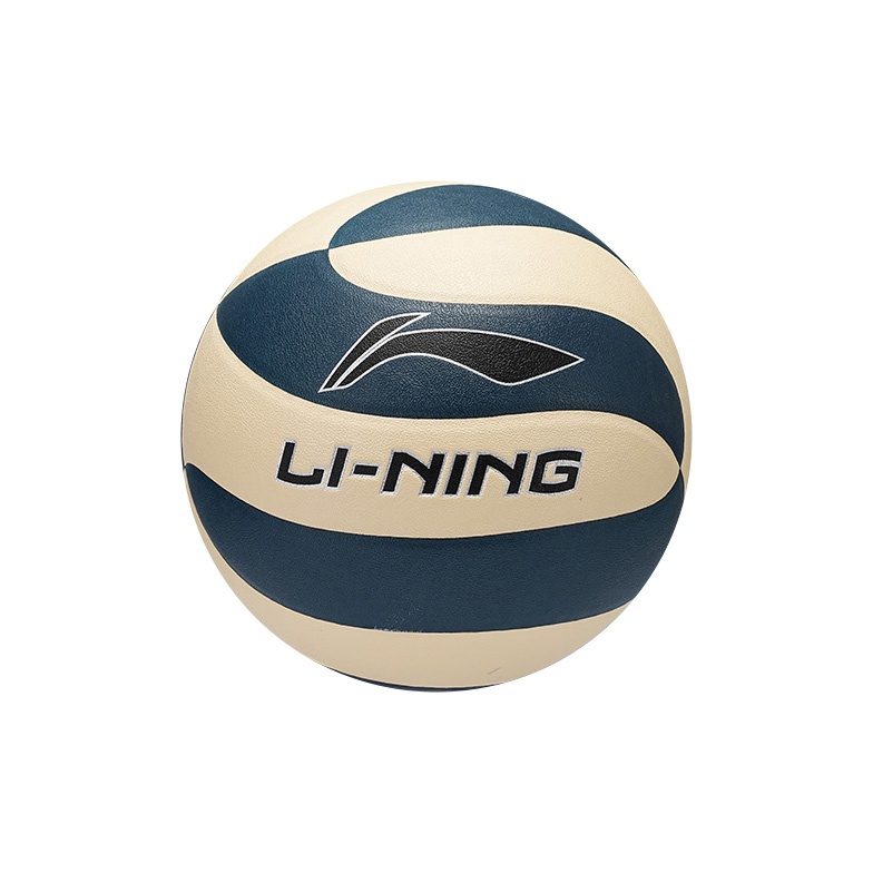 LiNing PVC Size 5 Ball Volleyball Unisex Dark Blue Light Brown Black Multicolor