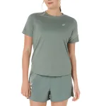 ASICS T Shirts Women's Monument Blue Crew Neck