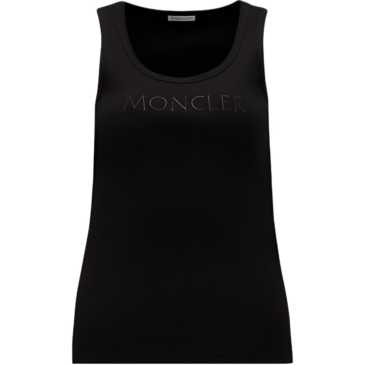 Женская майка Moncler Moncler SS24 (черная)