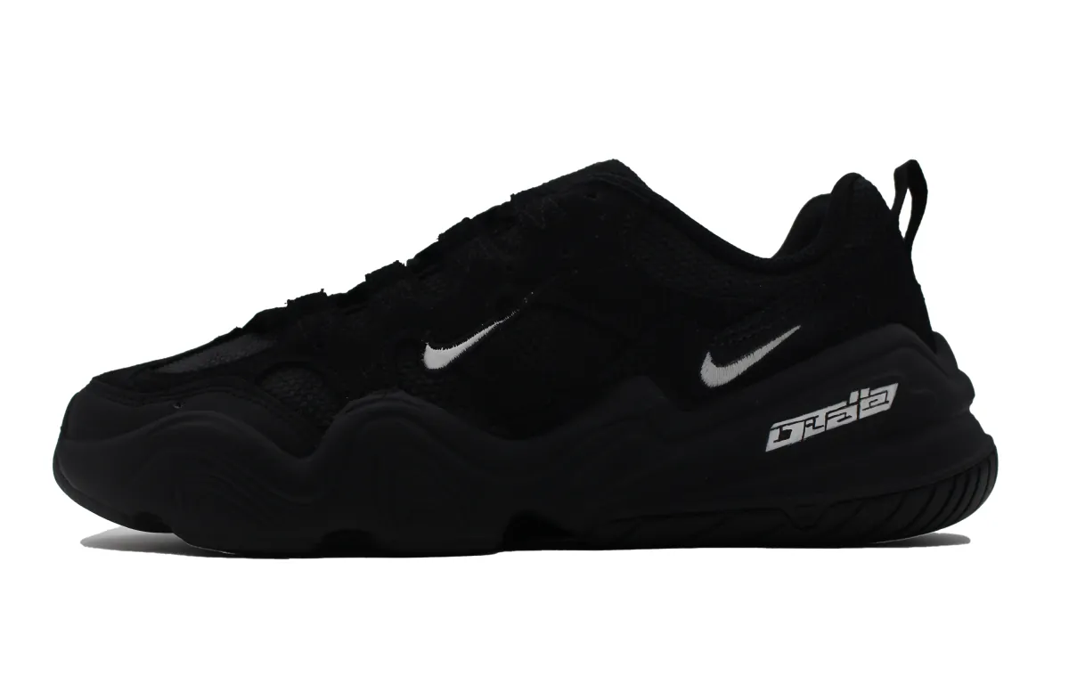 Nike Tech Hera Trendy Black Gravity Low top Casual Shoes Unisex Black White