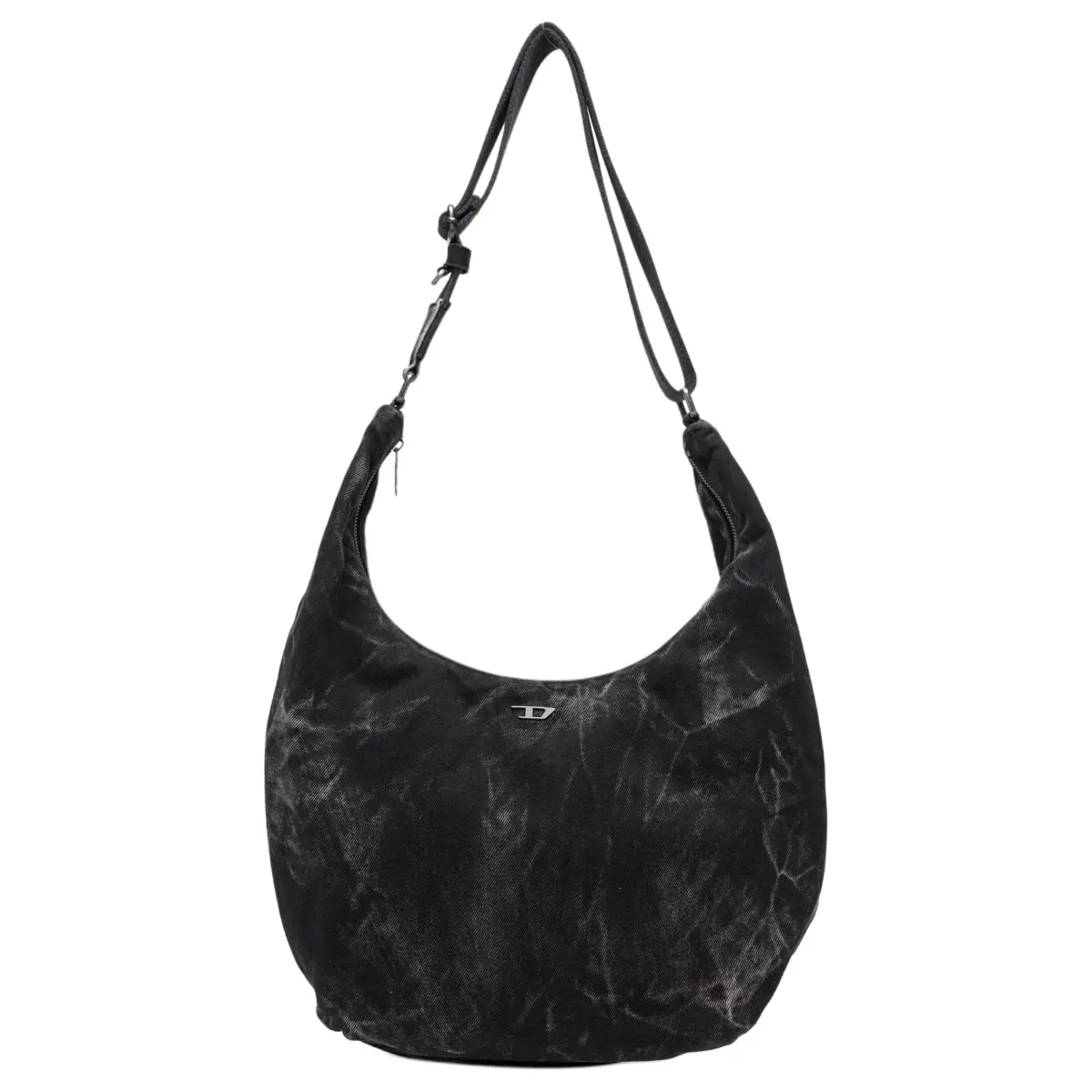 DIESEL Cotton Shoulder Bags Women's Black