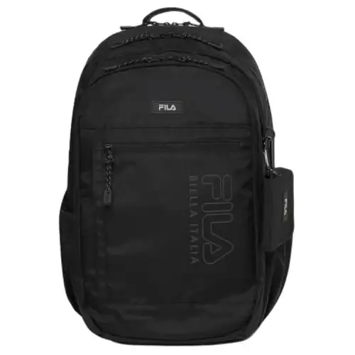 FILA Nylon Backpack Unisex Black
