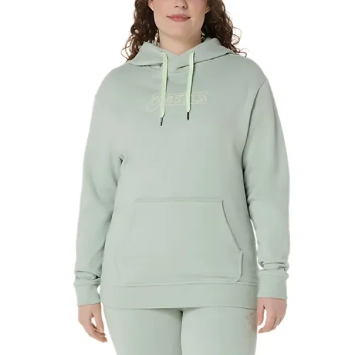 ASICS OTH Sweatshirts Women's Light Green Hooded Moderate