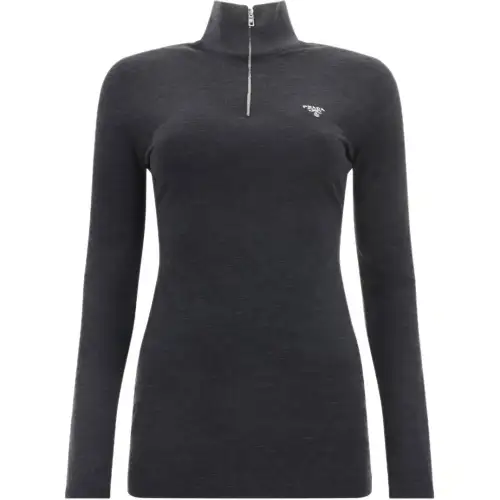 PRADA FW22 Sweater Women's Gray