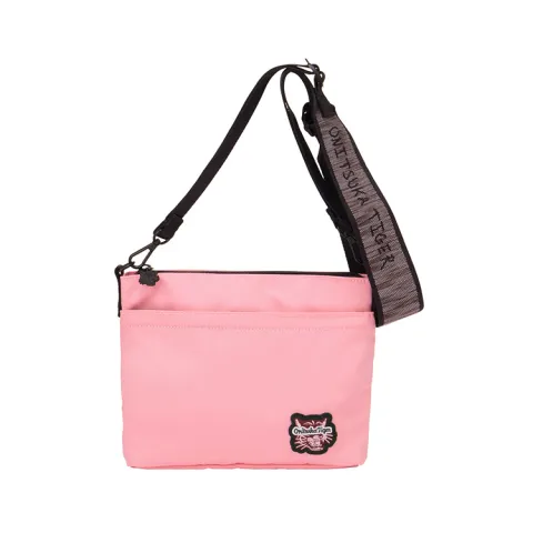 Onitsuka Tiger Nylon Crossbody Bag, Shoulder Bag Women's Pink