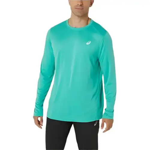 Asics Long Sleeve Core Top T Shirt Men's Aurora Green