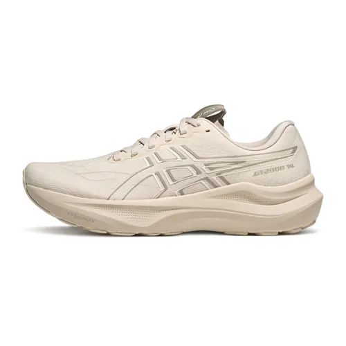 ASICS GT 2000 14 Fabric Breathable Low top Casual Physical Fitness Test & Exam Running Shoes Women's Ecru
