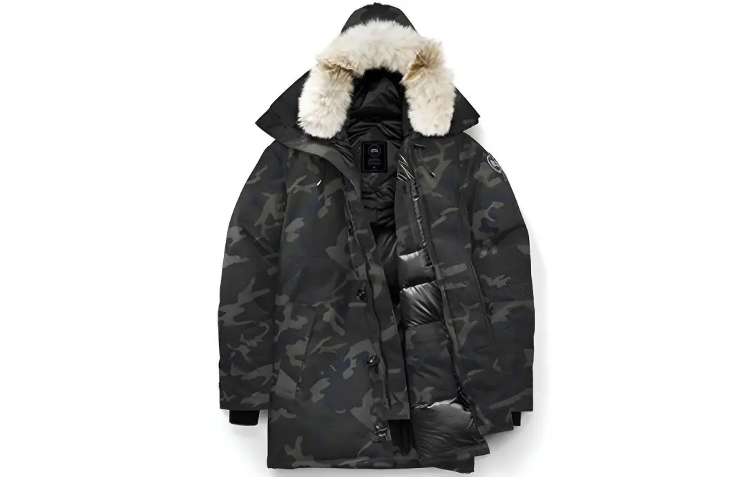 Canada Goose Black Mark Winter Down Jacket Men's Black Camouflage