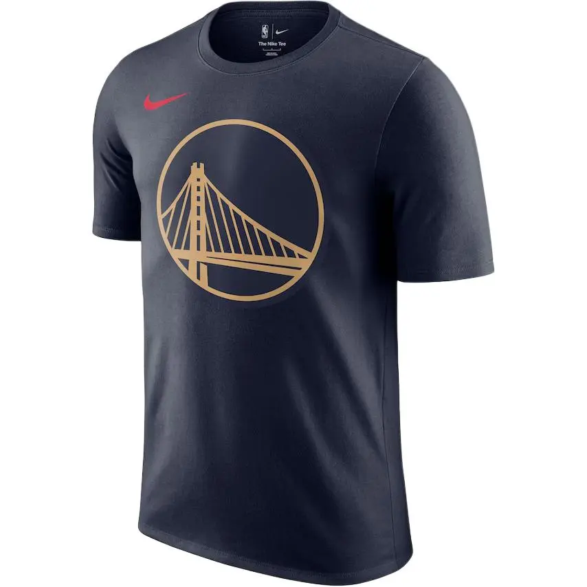 Nike Clothing T-Shirts Men's Marine Blue Crew Neck