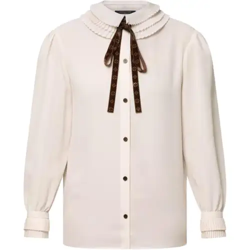 Louis Vuitton Pleat Collar Blouse