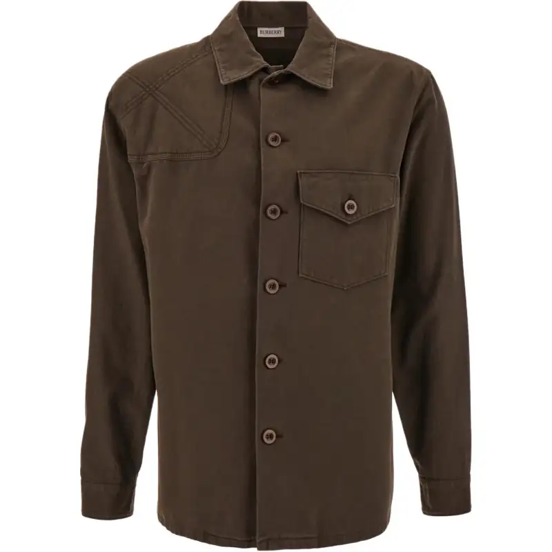 Burberry Patch Pocket Long Sleeved Shirt