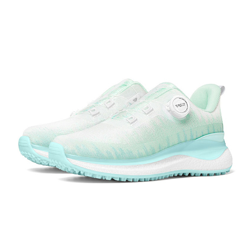PGM Cushioning Slip Resistant Breathable Low top Golf Shoes Women’s Glacier Blue