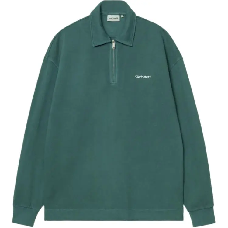 Carhartt WIP FW25 Piqué Script Sweatshirt Polo Shirt Men's