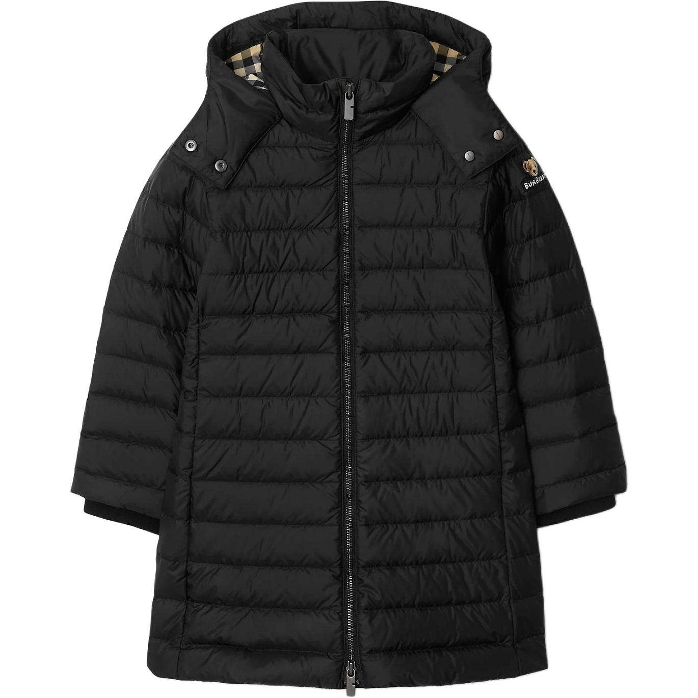 Детский пуховик Burberry (однотонный)