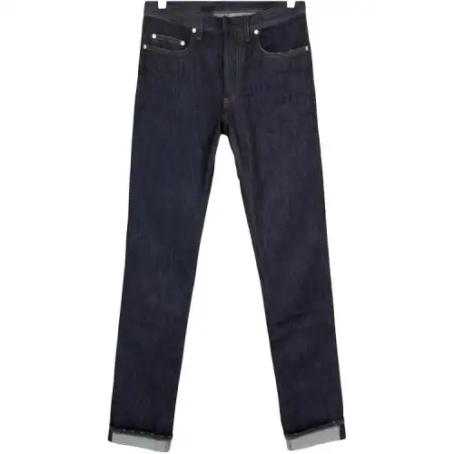 DIOR Jeans Men's Marine Blue Moderate Straight Fit Pants