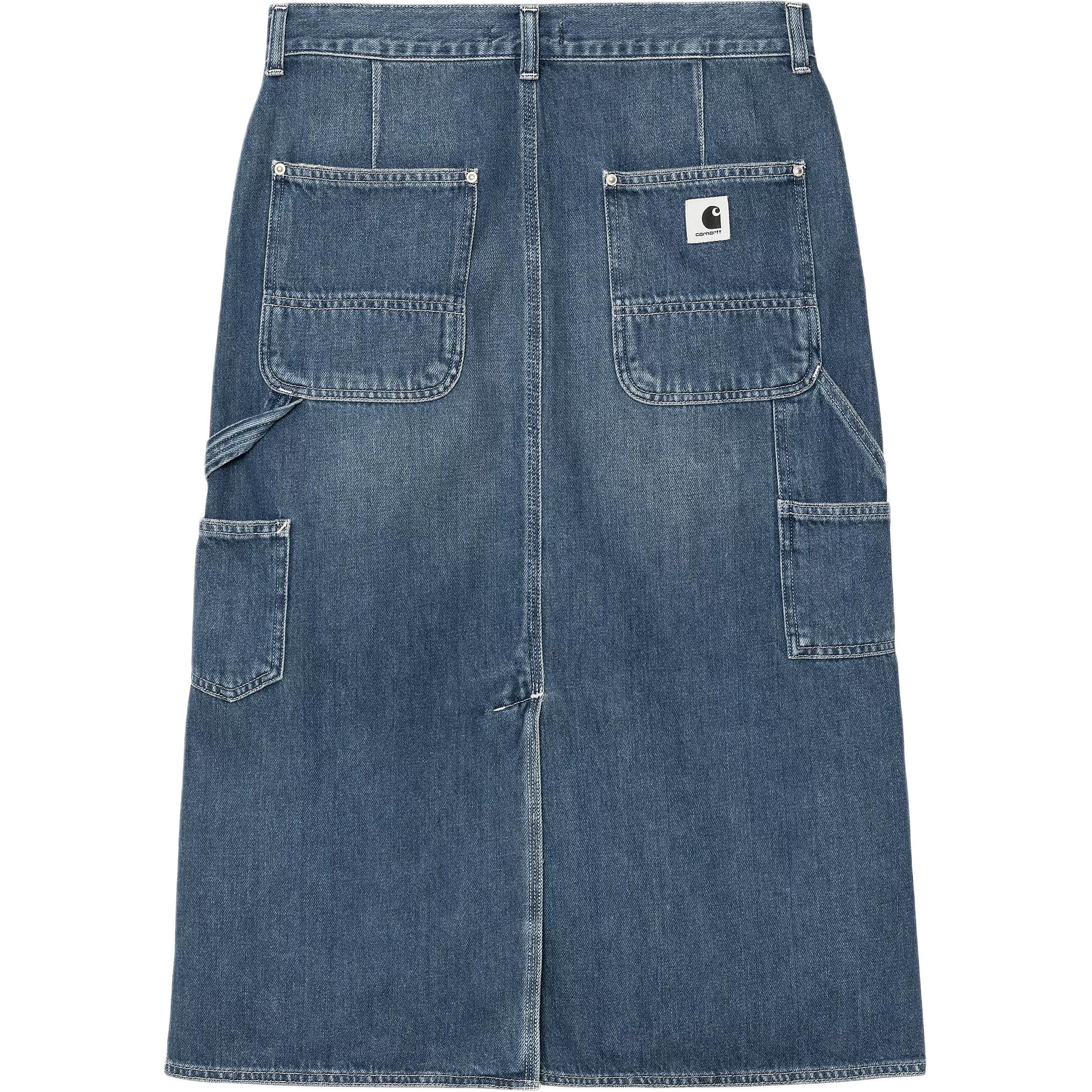 Женская юбка Carhartt WIP Single Knee FW25 (синяя) — фото 2