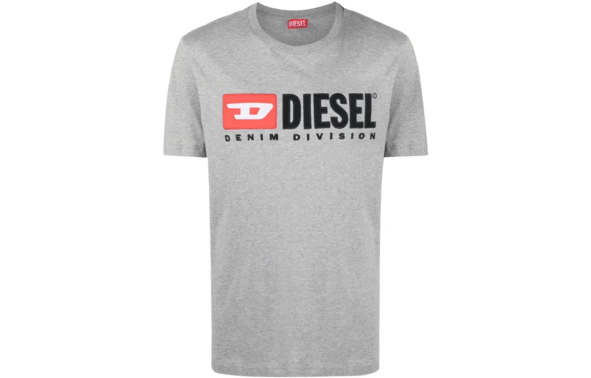 DIESEL T-Diegor-Div Logo-embroidered T-shirt