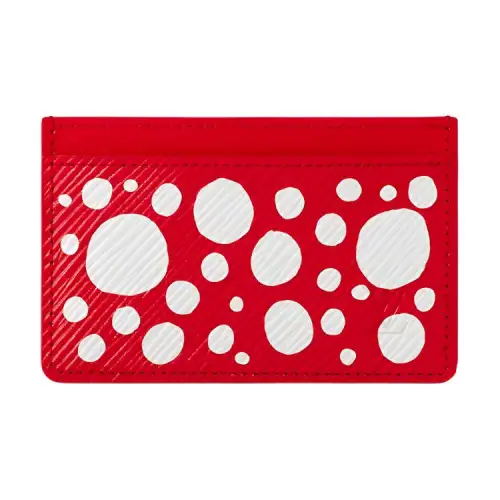 LOUIS VUITTON X Yayoi Kusama Card Holder Red/White