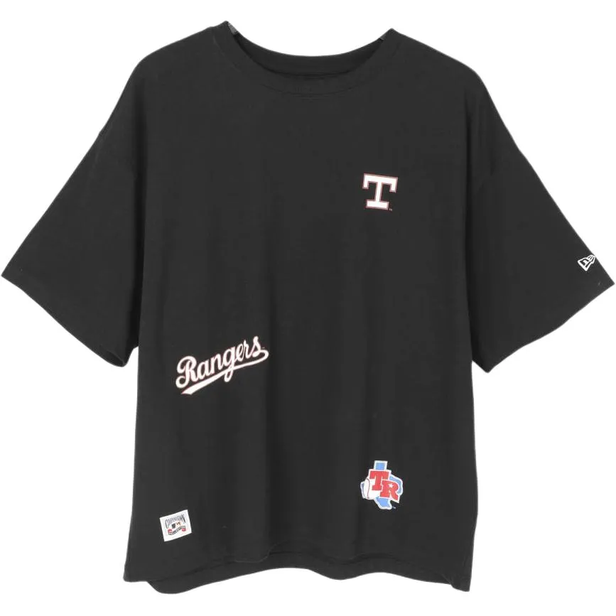 New Era T-Shirts Unisex Black Crew Neck