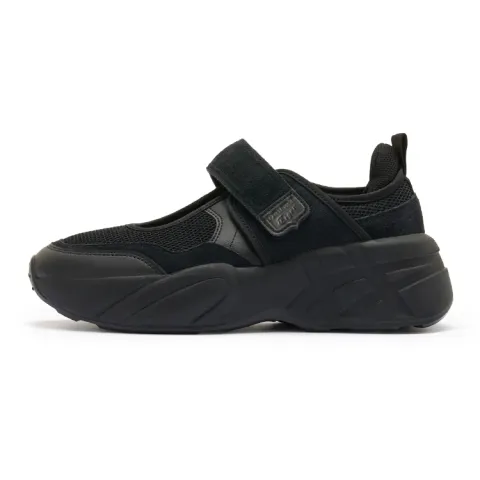 Onitsuka Tiger Platform Mary Jane Shoes Women's Black