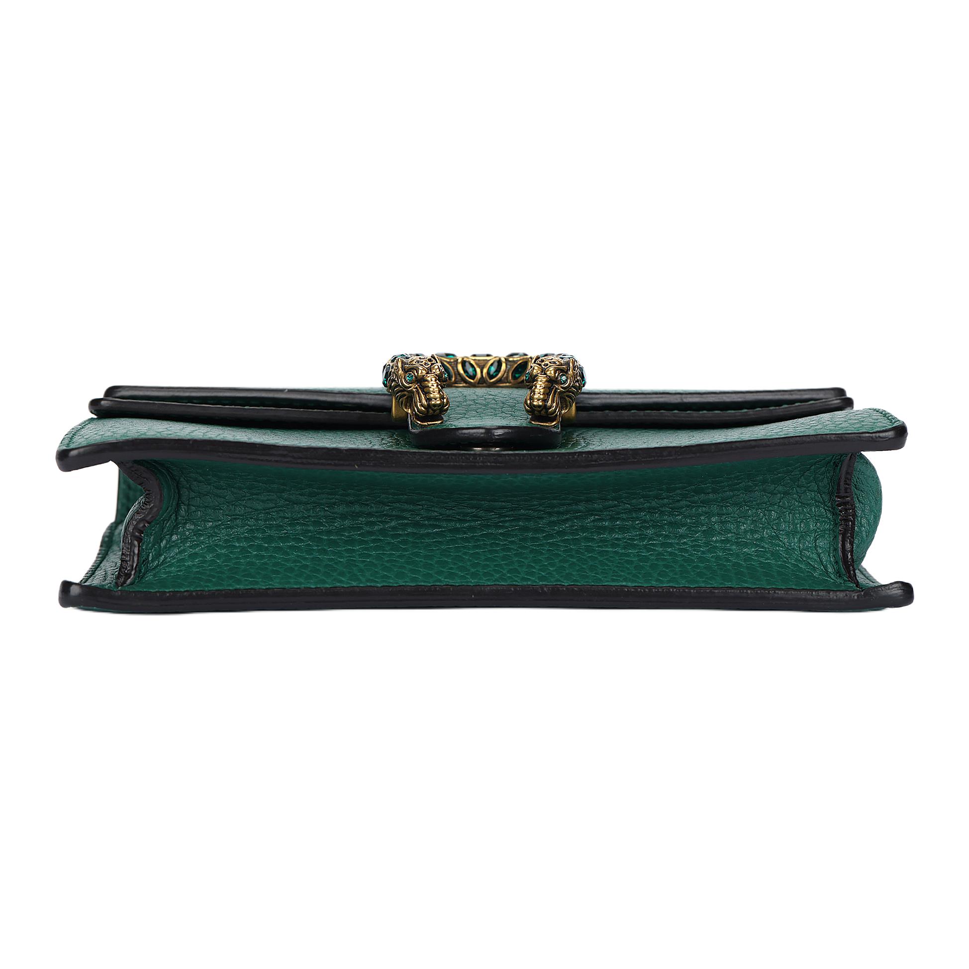 Женская сумка Gucci Dionysus (зеленые) — фото 4