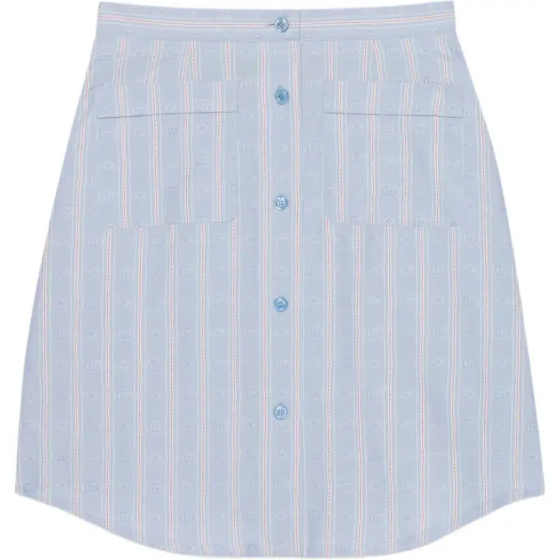 GUCCI SS23 Casual Short Skirts Women's Blue