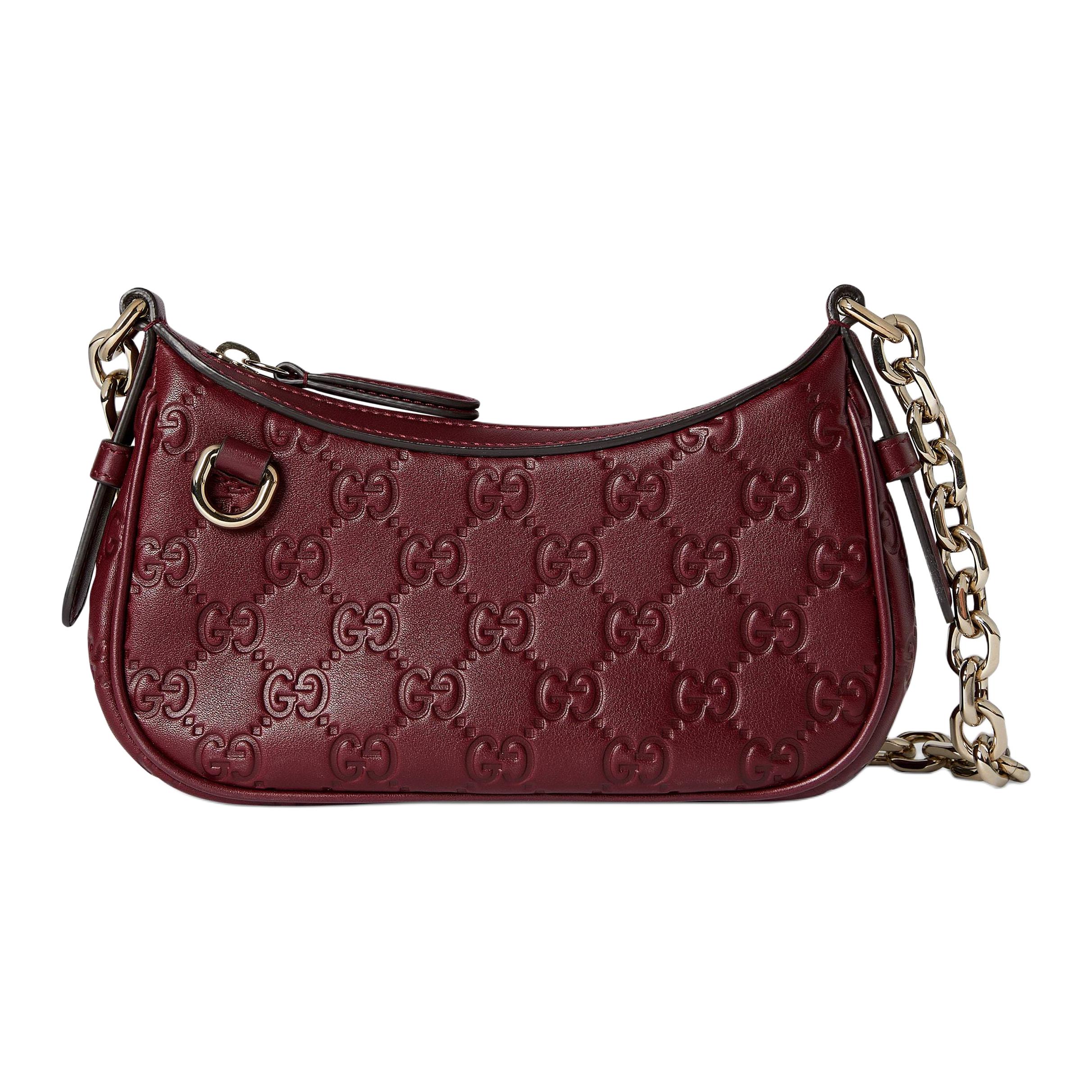 Женская сумка Gucci GUCCI GG Emblem GG (красная)