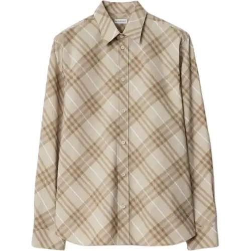 Burberry checked cotton shirt
