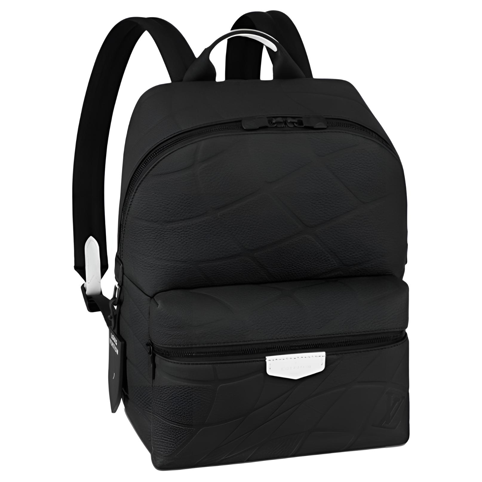 LOUIS VUITTON X FIFA Collaboration Discovery Leather Backpack Men's Black