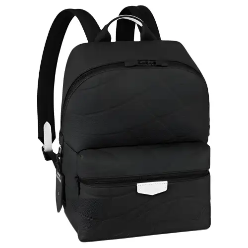 LOUIS VUITTON X FIFA Collaboration Discovery Leather Backpack Men's Black