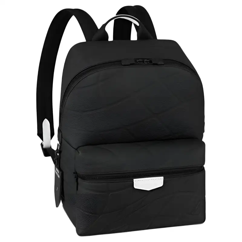 LOUIS VUITTON X FIFA Collaboration Discovery Leather Backpack Men's Black