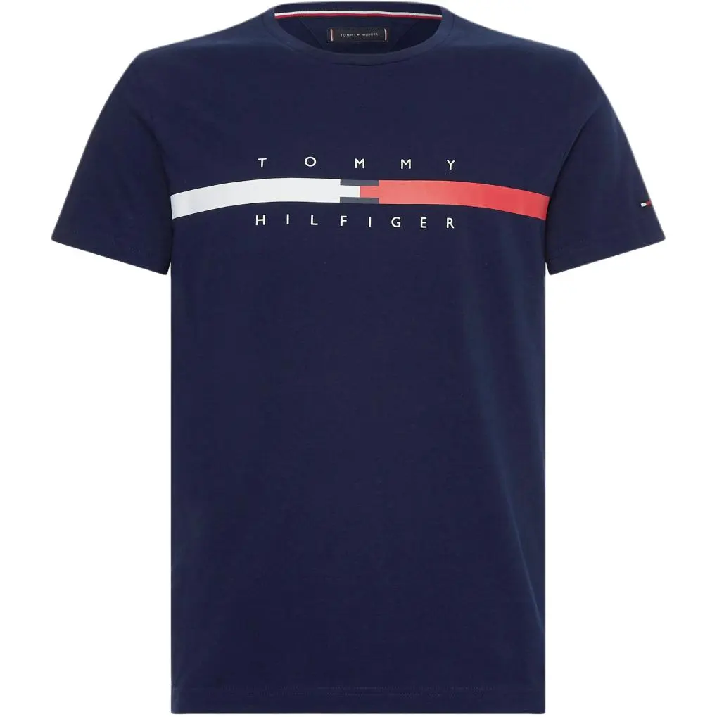 Tommy Hilfiger T-Shirts Men's Crew Neck Thin Straight Fit